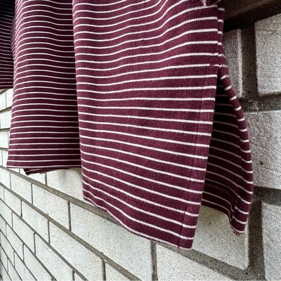 Duluth Trading Ponte Pro Tunic Red Stripe Pockets Moisture Wicking Plus - Picture 8 of 12